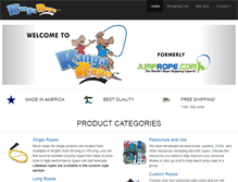 Tablet Screenshot of kangarope.com